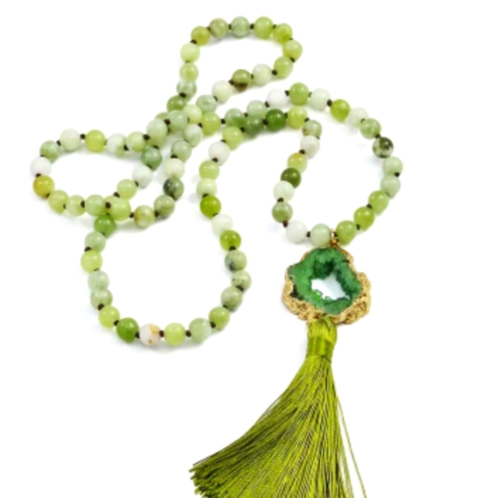 Green Statement Necklace